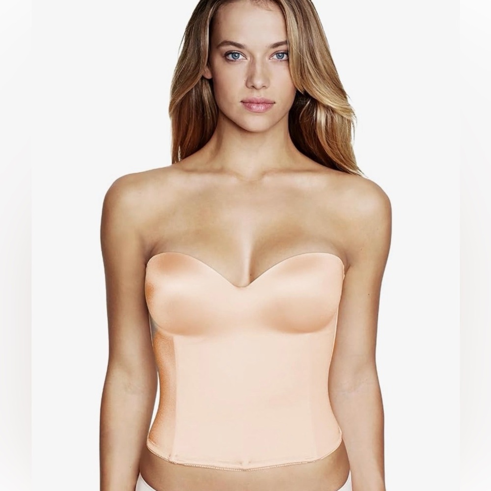 NWT Dominique Ariel Longline Strapless Bra-Low Back,Hidden Underwire,Convertible